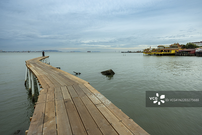 槟城乔治市的坦杰特斯特伦多夫，马来西亚，东南亚，亚洲图片素材
