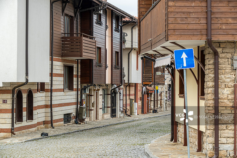 美丽而历史悠久的黑海内塞巴尔图片素材