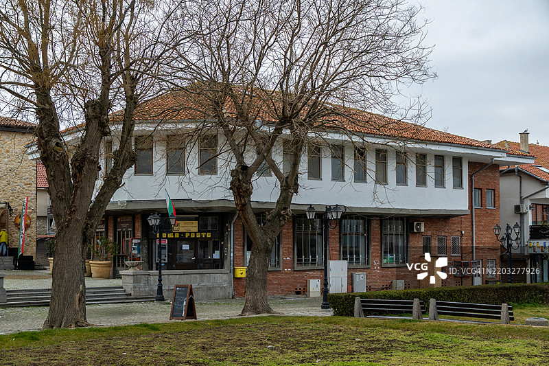 美丽而历史悠久的黑海内塞巴尔图片素材