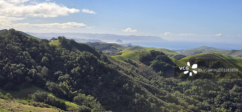 加利福尼亚州圣路易斯-奥比斯波中央海岸的景观图片素材