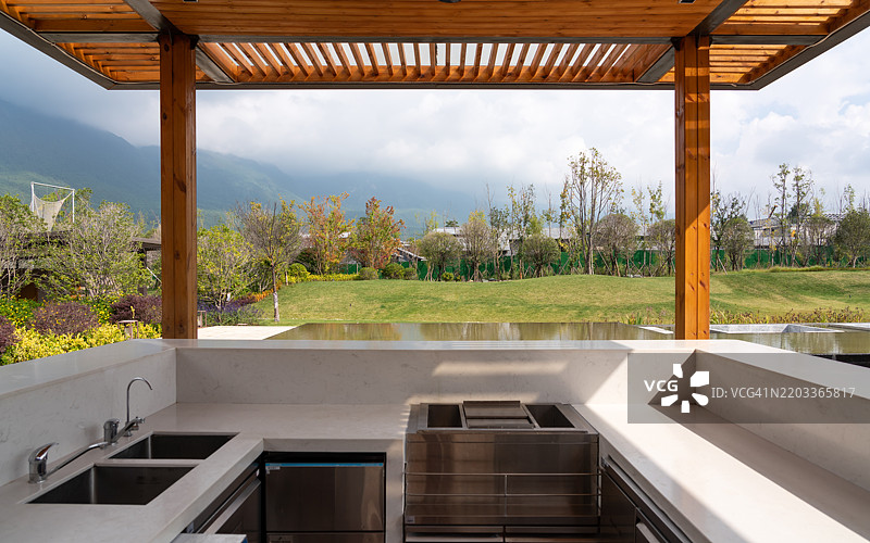 户外厨房图片素材