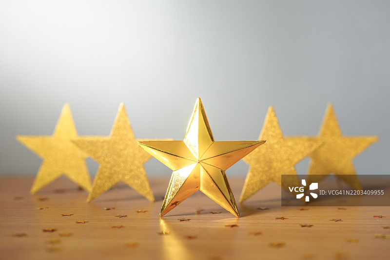 卓越的概念，金星，五星图片素材