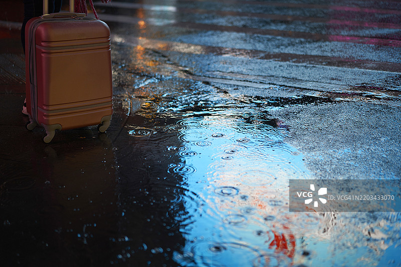 雨中的时代广场倒影 08图片素材