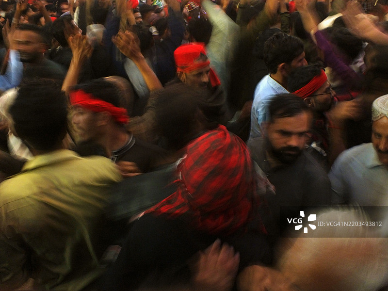 苏菲圣人拉尔·沙赫巴兹·卡兰达尔的年度URS / MELA图片素材