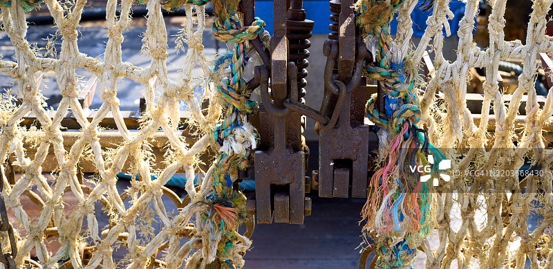 捕鱼绳图片素材