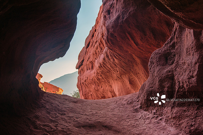 科罗拉多峡谷，拉斯孔查斯沟，萨尔塔，阿根廷图片素材