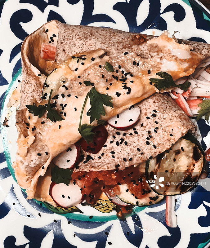 蔬菜煎饼图片素材