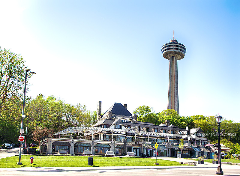 尼亚加拉大瀑布的斯凯伦塔，安大略省，加拿大图片素材