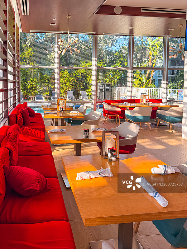 劳德代尔堡海事酒店的用餐区图片素材