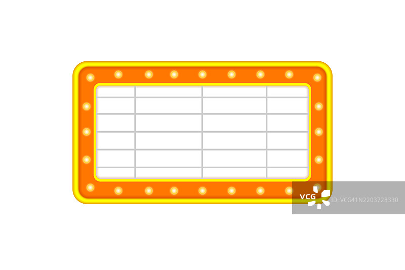 霓虹灯招牌矢量图图片素材