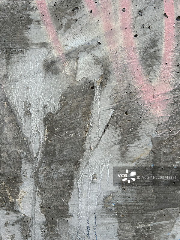 混凝土墙的全景拍摄图片素材