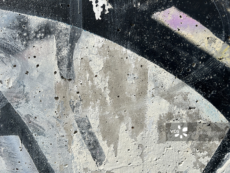 混凝土墙的全景拍摄图片素材