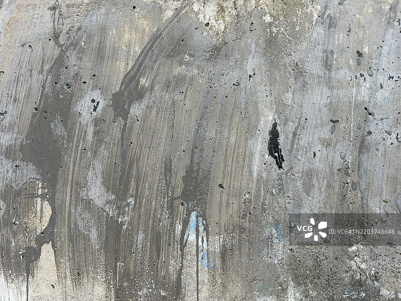 混凝土墙的全景拍摄图片素材