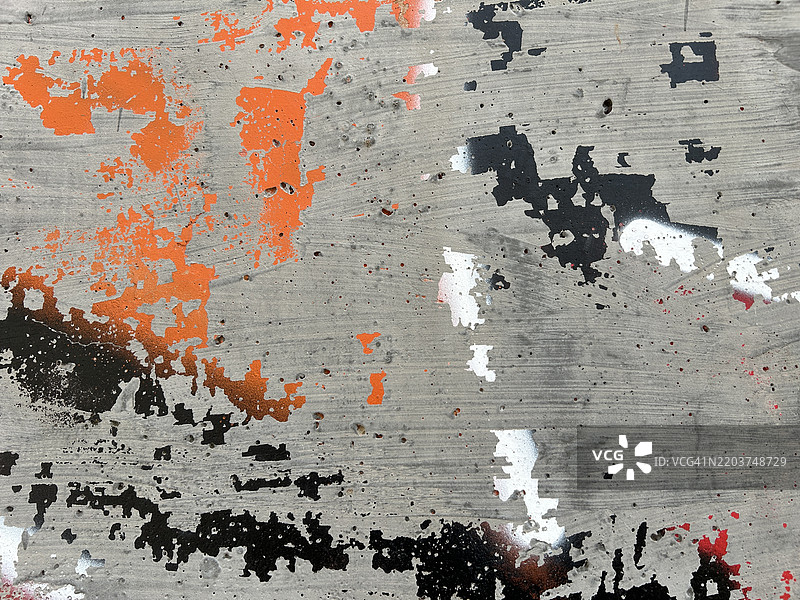 混凝土墙的全景拍摄图片素材