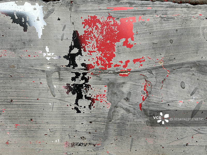 混凝土墙的全景拍摄图片素材