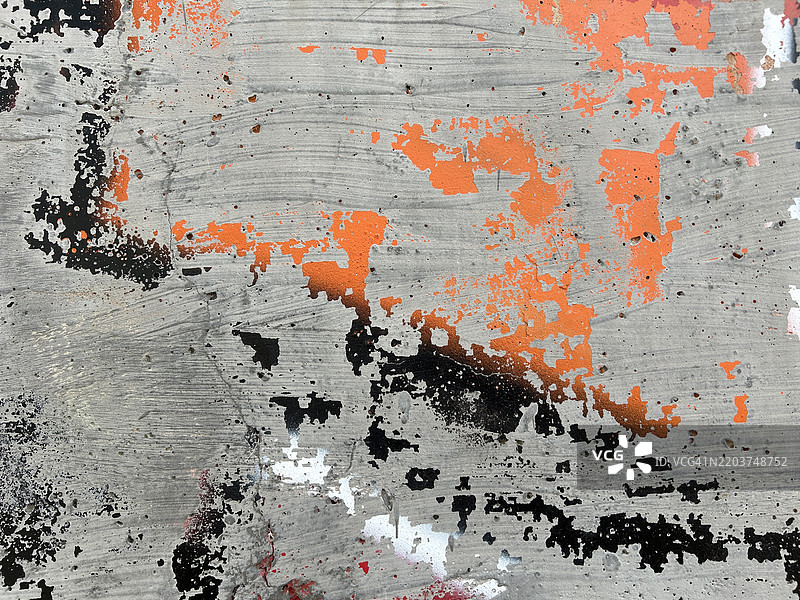 混凝土墙的全景拍摄图片素材