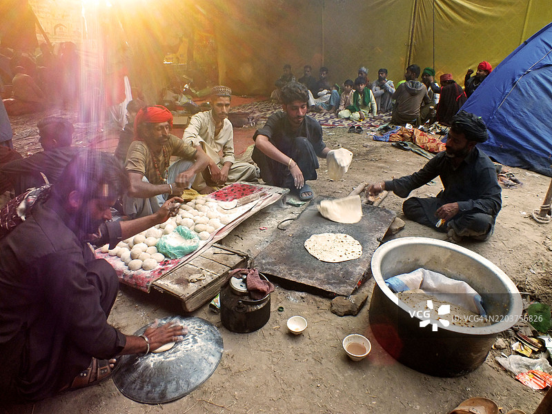 苏菲圣人拉尔·沙赫巴兹·卡兰达尔的年度URS / MELA图片素材