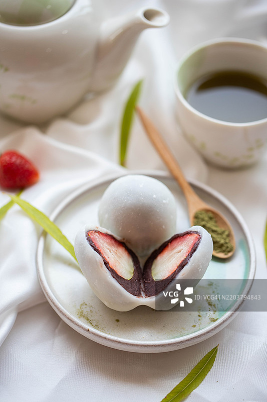 草莓大福图片素材