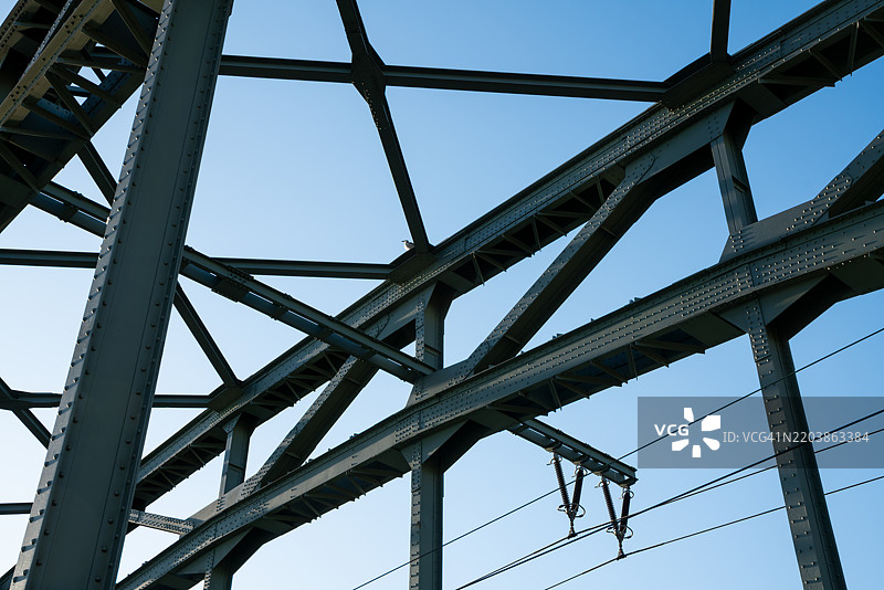 铁路桥（细节）图片素材