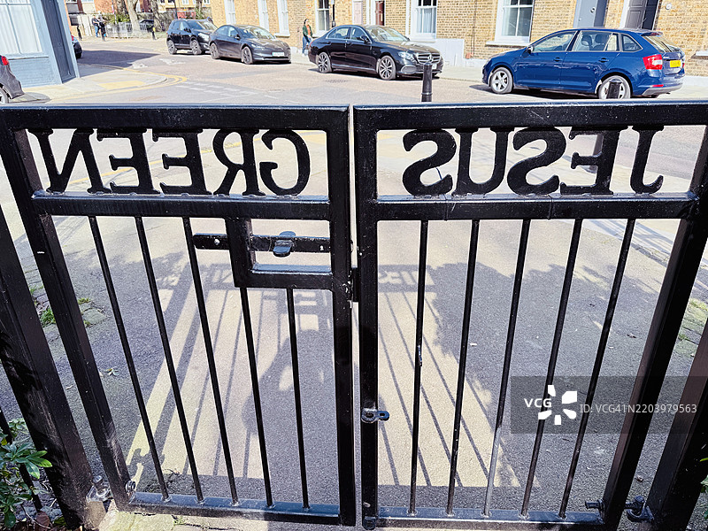 耶稣绿门，肖尔迪奇，伦敦图片素材