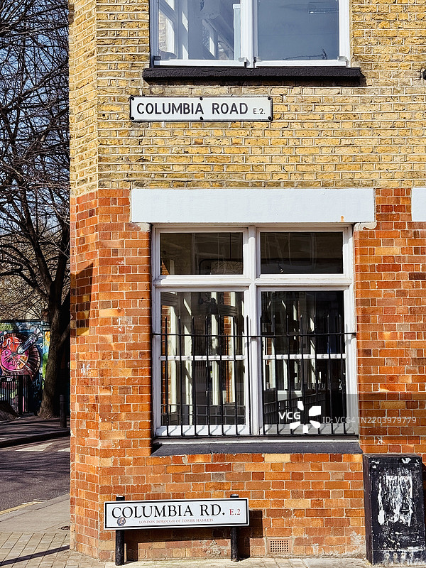 哥伦比亚路标图片素材