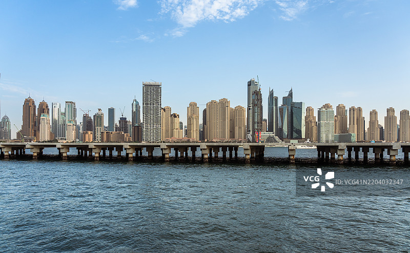 迪拜的海滨度假村图片素材