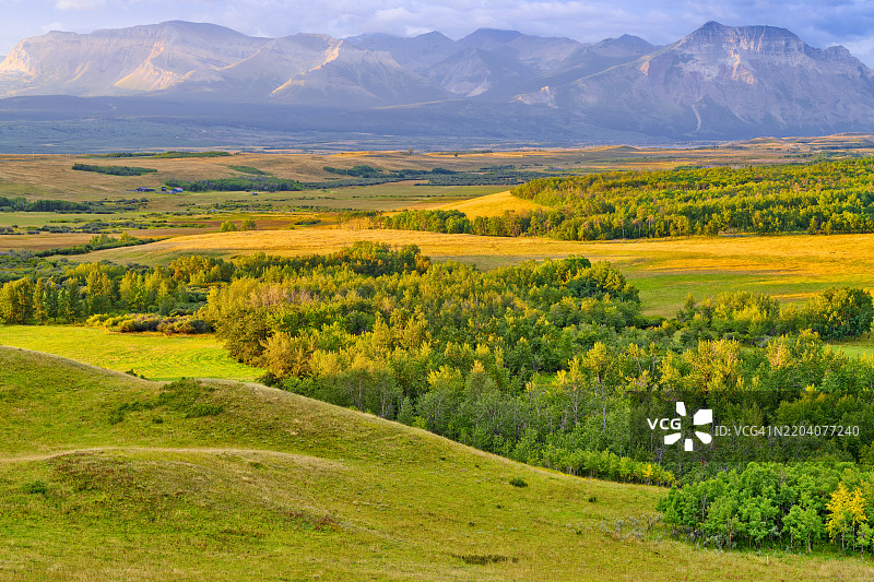 加拿大阿尔伯塔省乡村图片素材