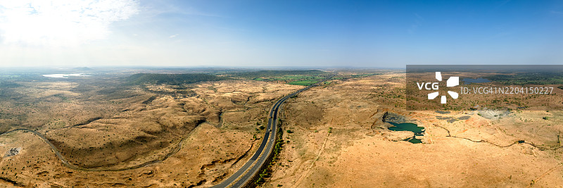 印度中央邦的荒凉景观图片素材