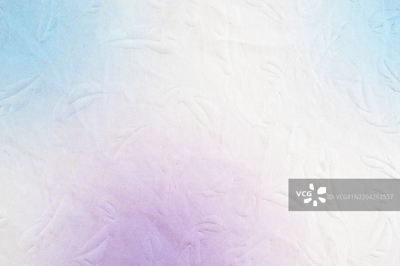 蓝色粉彩花卉图案压花纸纹理。抽象纹理作为背景。图片素材