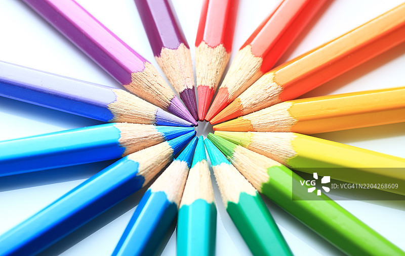 彩色铅笔图片素材