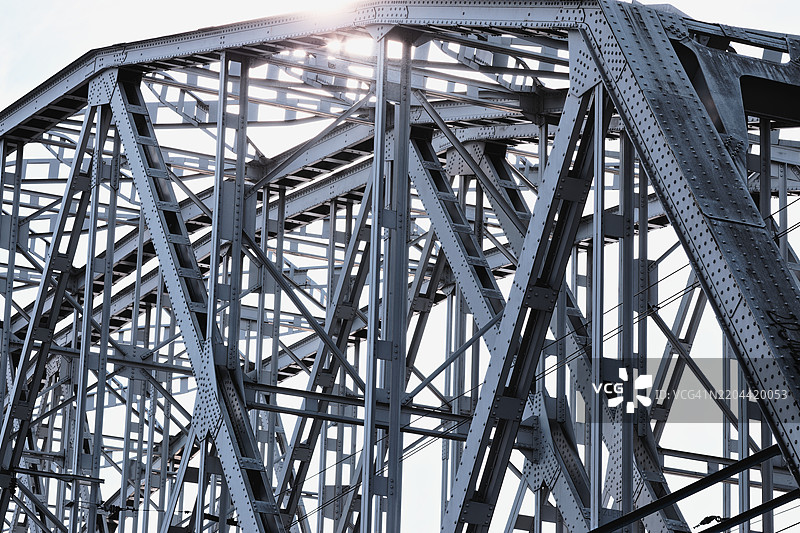 钢铁铁路桥图片素材