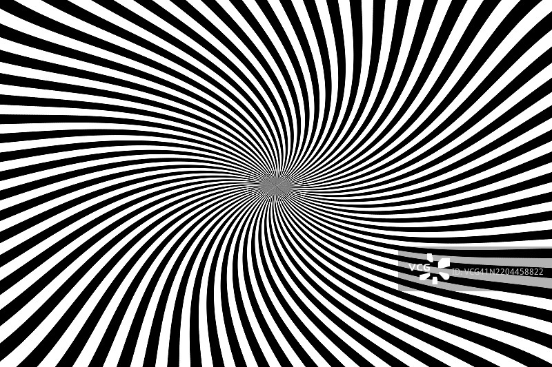 黑白条纹漩涡扭曲图片素材
