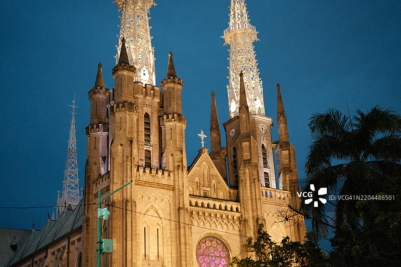 雅加达大教堂图片素材