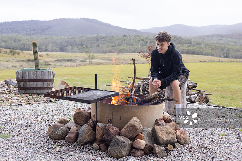 乡村火坑图片素材