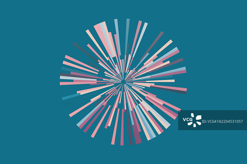 抽象的径向扩展图片素材