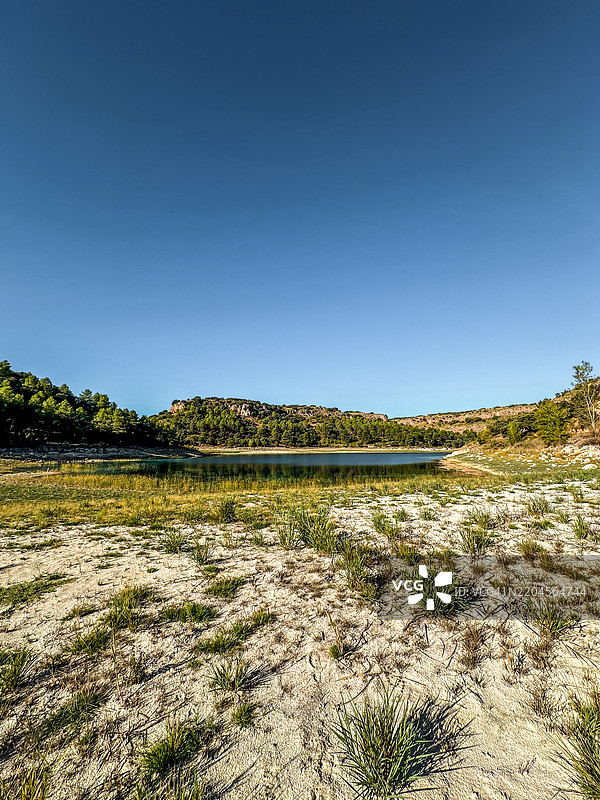 西班牙鲁伊德拉湖的日出图片素材