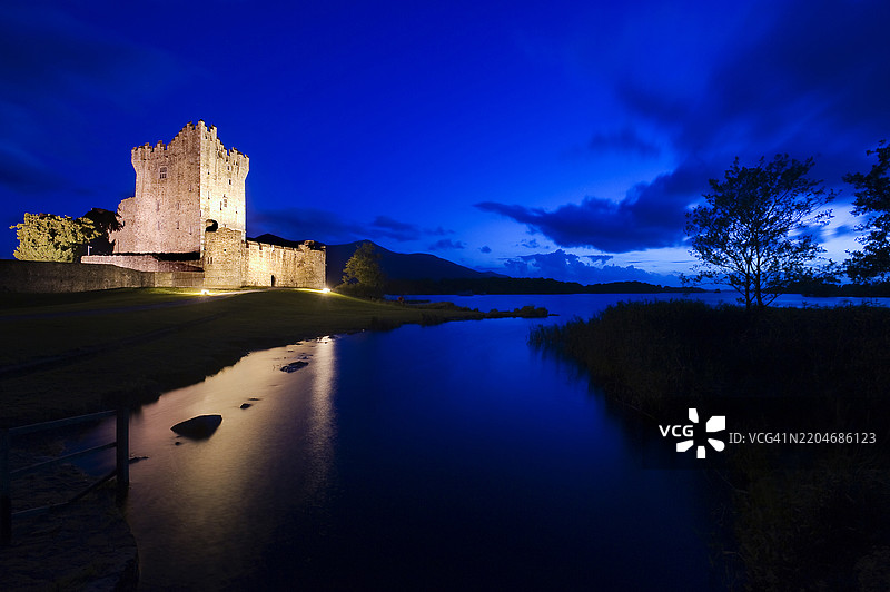 罗斯城堡，基拉尼国家公园，凯里郡，爱尔兰图片素材