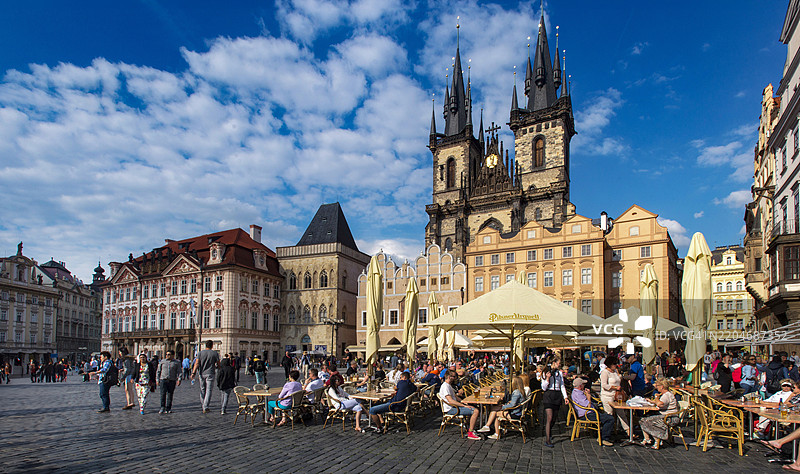 捷克共和国布拉格老城广场图片素材