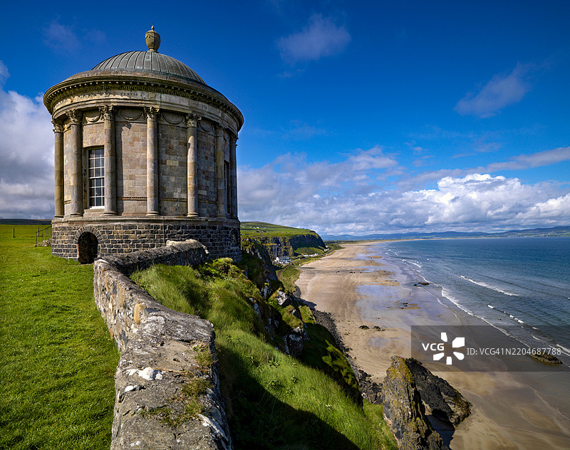 穆森登神庙，唐希尔庄园，德里郡，北爱尔兰图片素材