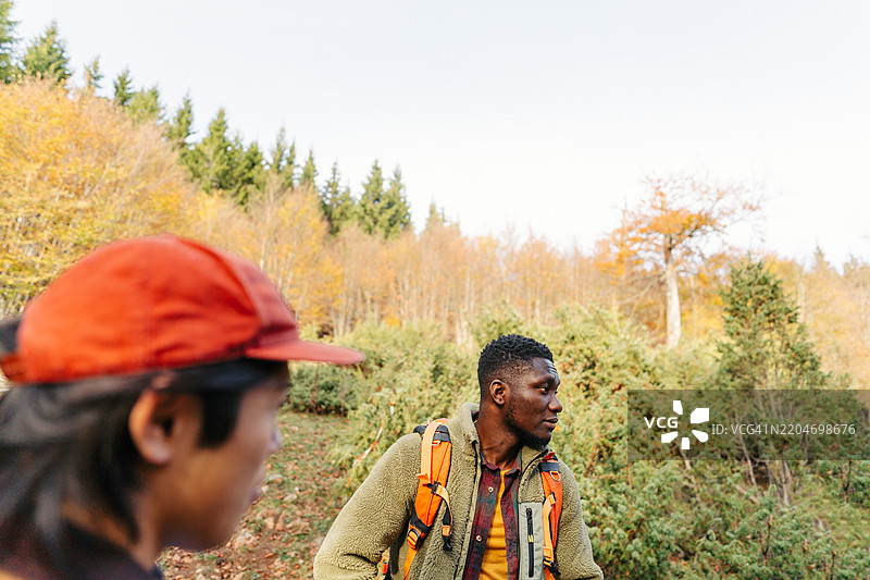 和我最好的朋友一起徒步旅行图片素材