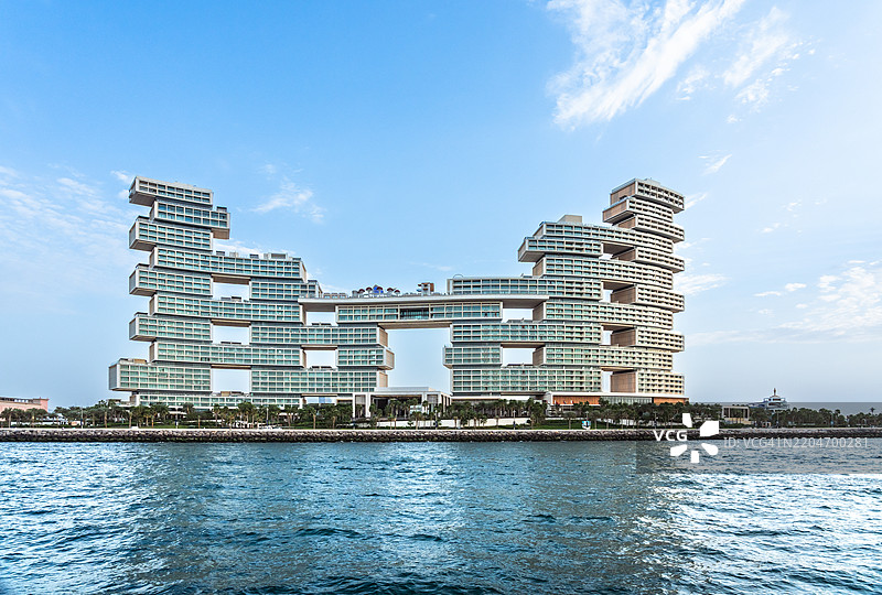 棕榈岛上的亚特兰蒂斯皇家酒店图片素材