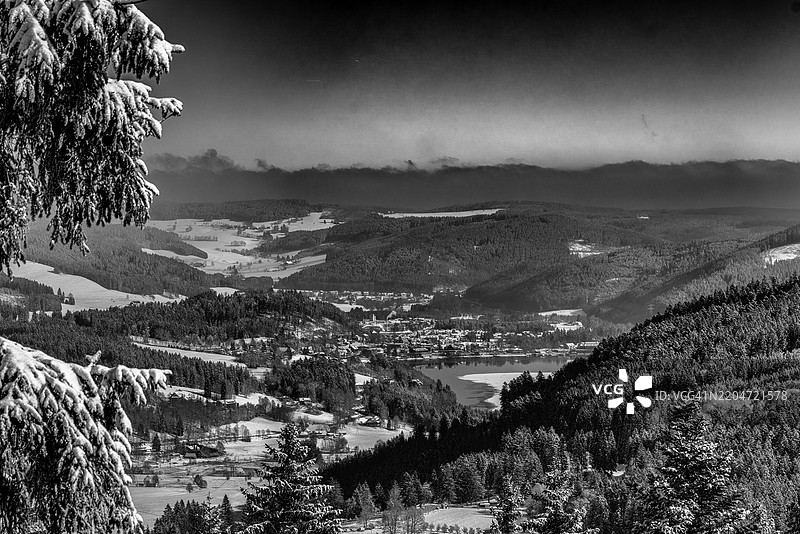 天空下的风景如画的景观图片素材