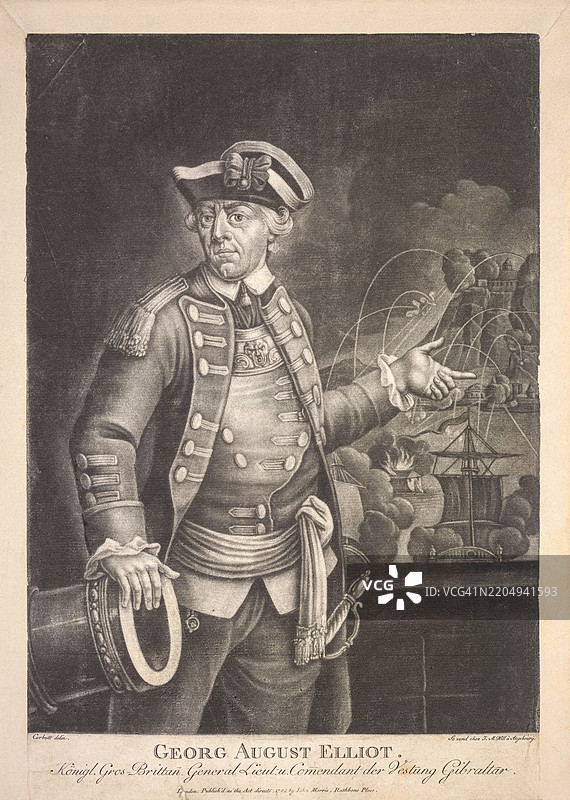 乔治·奥古斯都·艾略特的肖像图片素材