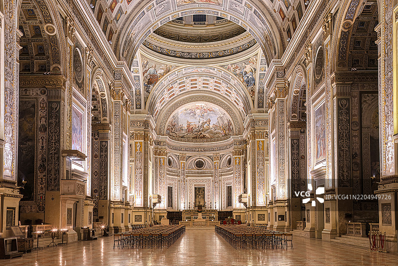 圣安德烈大教堂，曼图亚，伦巴第，意大利图片素材