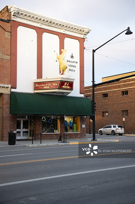 博兹曼的电影院建筑图片素材