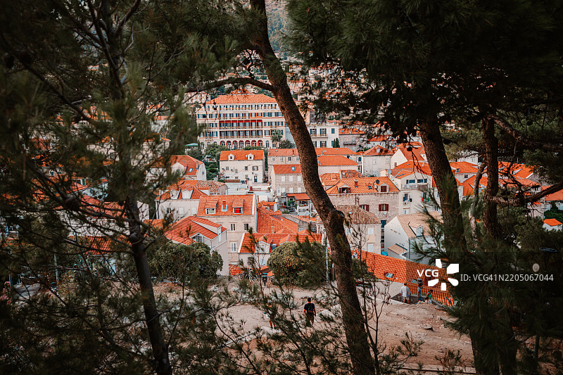 克罗地亚杜布罗夫尼克堡垒美丽的外墙图片素材