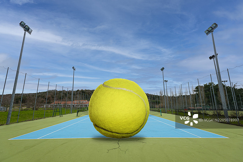 超大网球图片素材