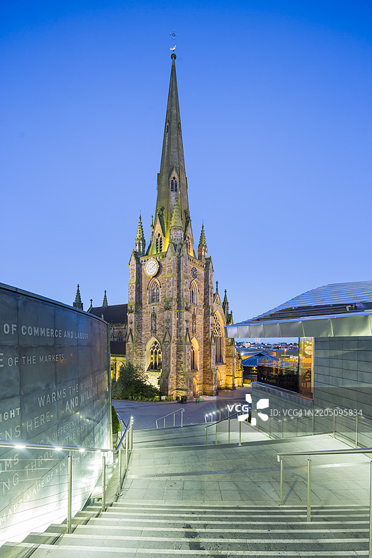 公牛环的圣马丁教堂图片素材