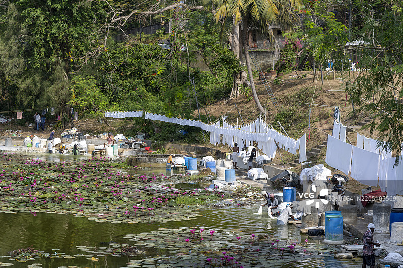 安达曼和尼科巴群岛，波特布莱尔，洗衣房图片素材