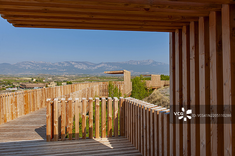 西班牙，拉里奥哈，葡萄园风景图片素材